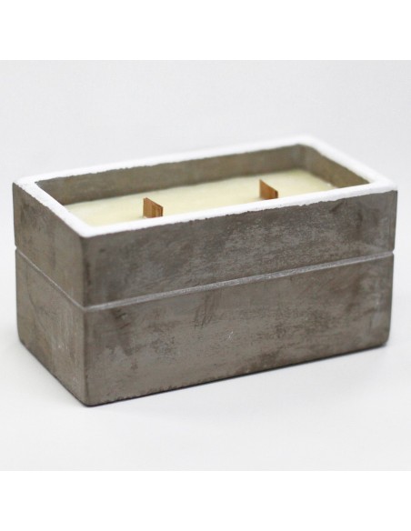 Bougie en pot de béton – Spiced South Sea Lime
