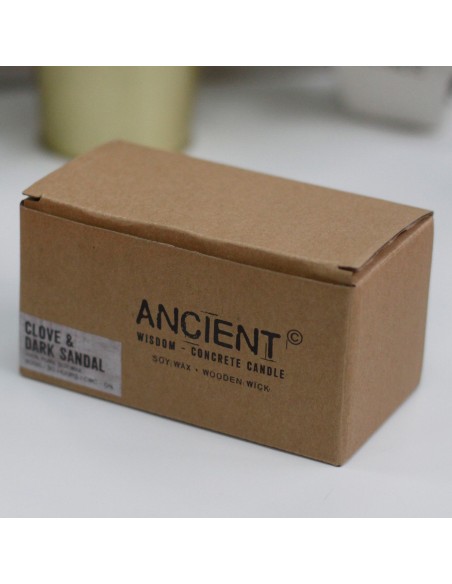 Bougie en pot de béton – Spiced South Sea Lime