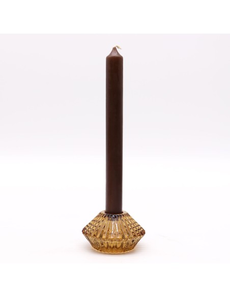 Photophore fleur réversible – Ambre chaud