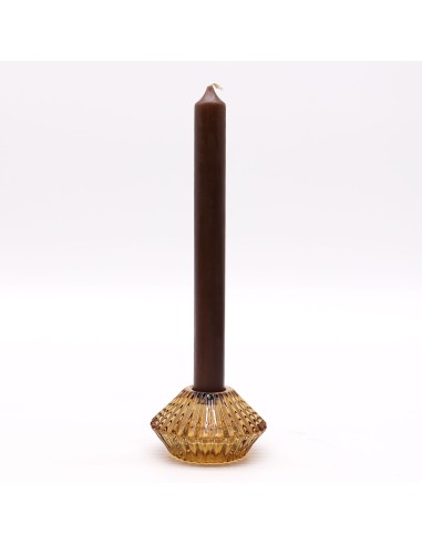 Photophore fleur réversible – Ambre chaud