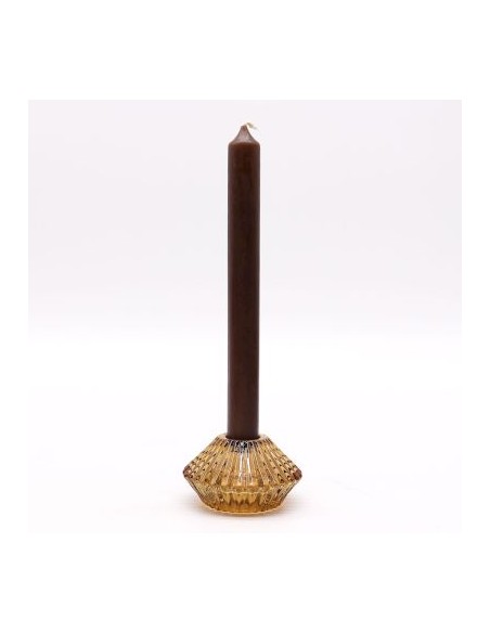Photophore fleur réversible – Ambre chaud