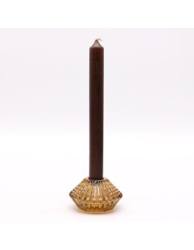 Photophore fleur réversible – Ambre chaud