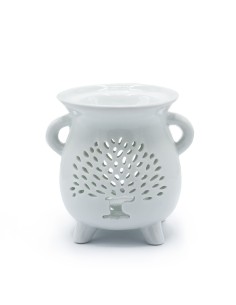Brûle-parfum Arbre de Vie – Blanc zen
