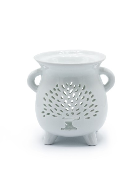 Brûle-parfum Arbre de Vie – Blanc zen