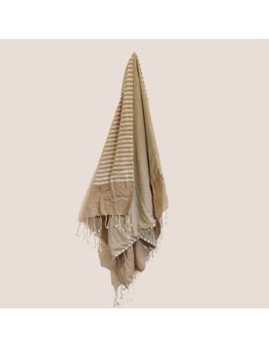 Serviette-paréo en coton – Sable chaud