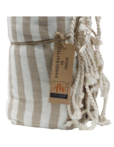 Serviette-paréo en coton – Sable chaud