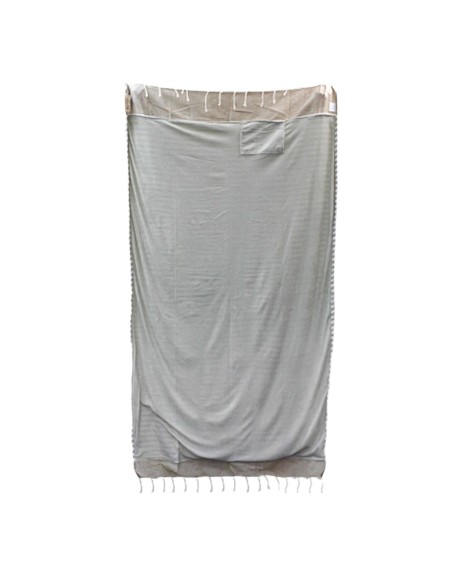 Serviette-paréo en coton – Sable chaud
