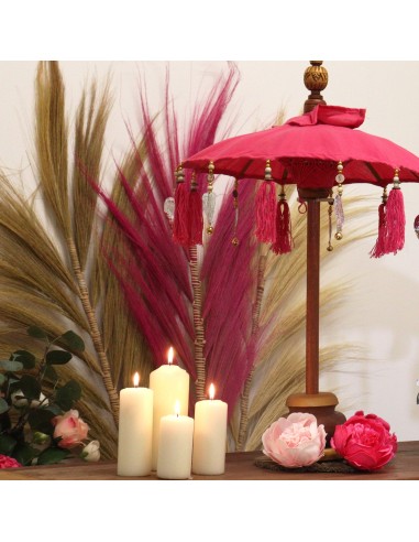 Ombrelle balinaise décorative – Rose doux