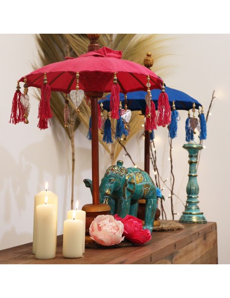 Ombrelle balinaise décorative – Rose doux