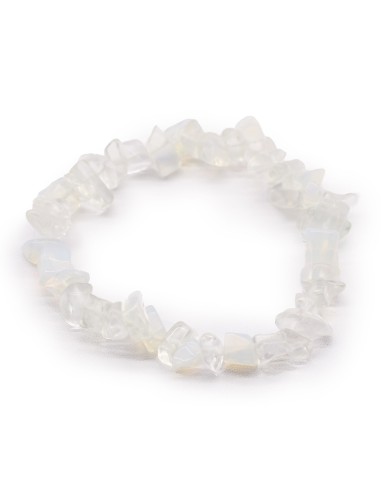 Bracelet fragments d’opalite – Douce lumière
