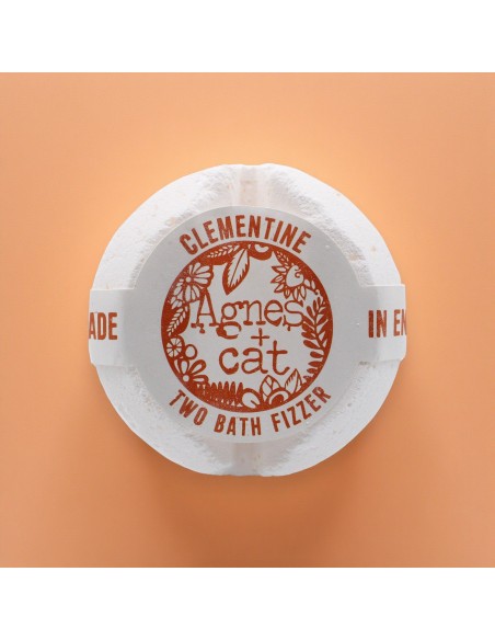 Agnes + Cat – Bombe de bain effervescente «Clémentine»