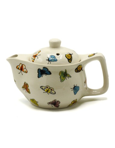 Petite théière – Motif papillons
