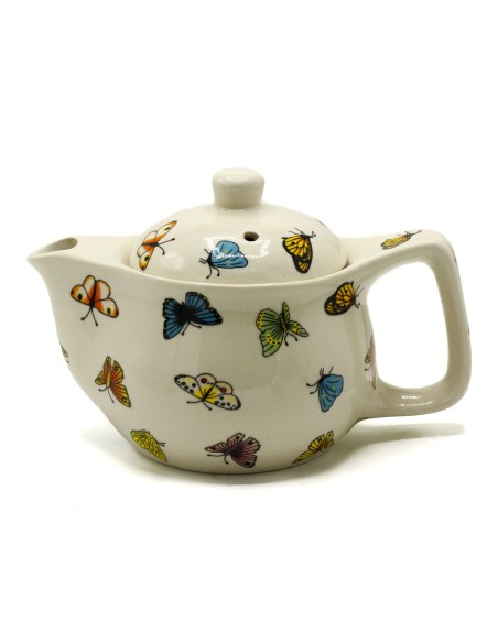 Petite théière – Motif papillons