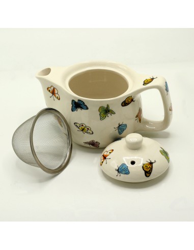 Petite théière – Motif papillons