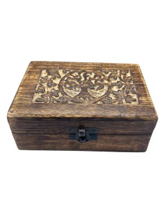 Boîte à souvenirs en bois Arbre de Vie – Harmonie intemporelle