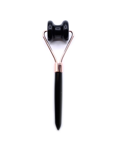 Rouleau facial en obsidienne noire – Soin zen