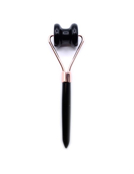 Rouleau facial en obsidienne noire – Soin zen