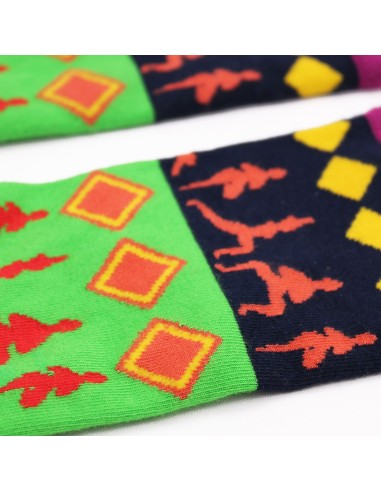Chaussettes en bambou Hop Hare – Postures de yoga (S/M)