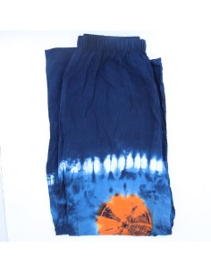 Pantalon d’intérieur style japonais – Turquoise & orange (L)