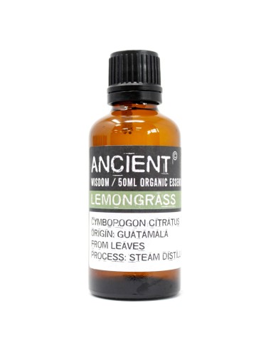 Huile essentielle biologique de lemongrass – Énergie aromatique zen