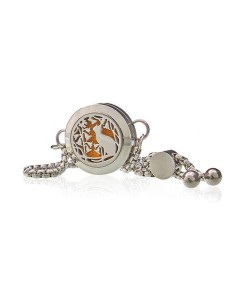 Bracelet d’aromathérapie – Chat & fleurs