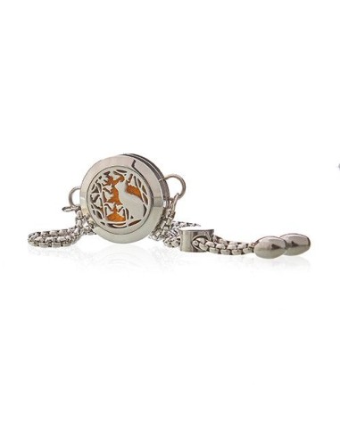 Bracelet d’aromathérapie – Chat & fleurs