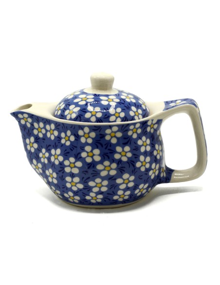 Petite théière – Marguerites bleues