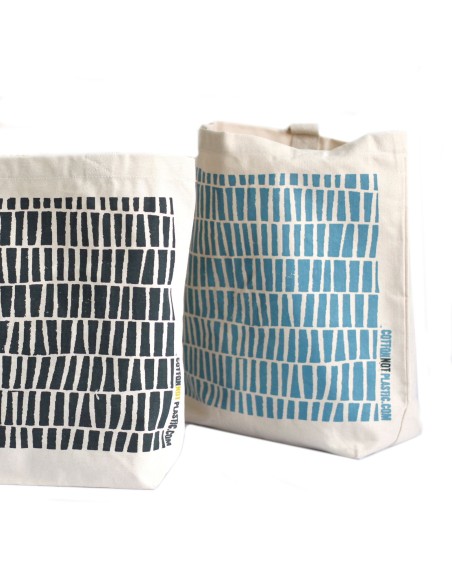 Sac shopper – Motifs intégral (4 designs assortis)