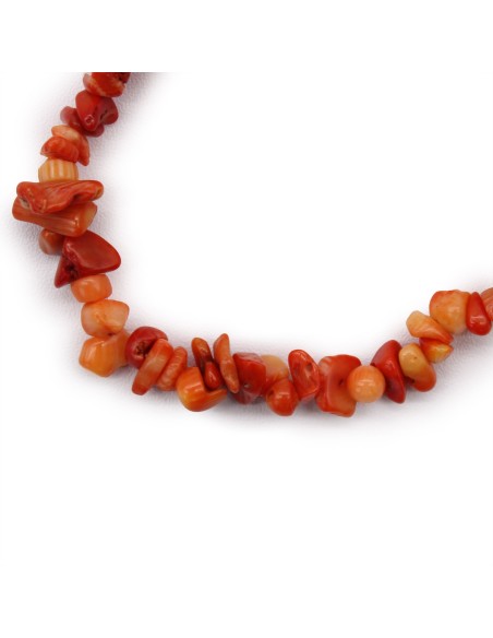 Bracelet fragments de coralite – Énergie chaleureuse