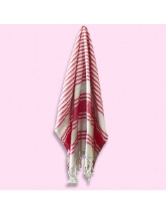Serviette spa hammam – Rose crépuscule