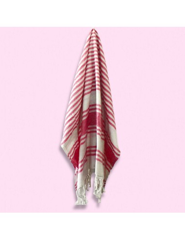 Serviette spa hammam – Rose crépuscule