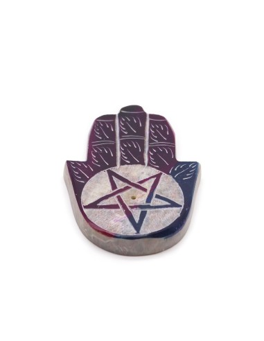 profitez-en stéatite Hamsa 9×6 cm - Pentagone