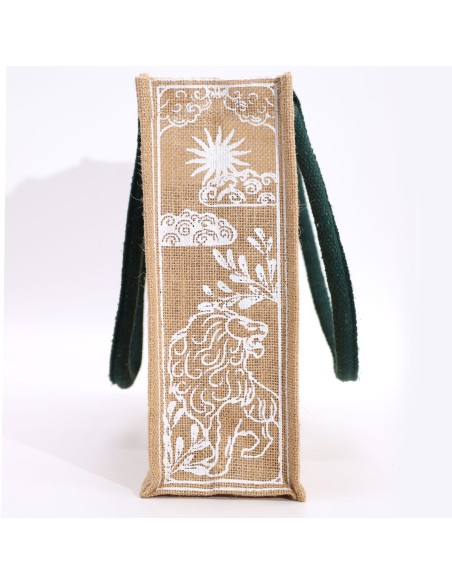 Grand sac en jute Hop Hare – «?Je suis forte?»