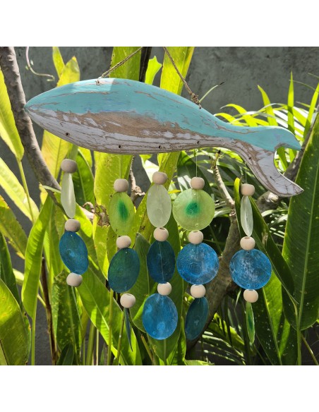 Décoration murale poisson & goutte – Fluidité zen