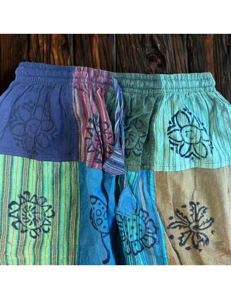 Pantalon Nomad Sari – Champignons imprimés verts (S/M)