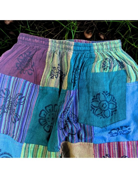 Pantalon Nomad Sari – Champignons imprimés verts (S/M)