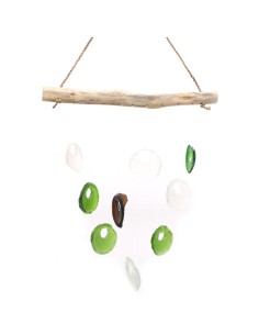 Carillon en verre recyclé – Harmonie colorée