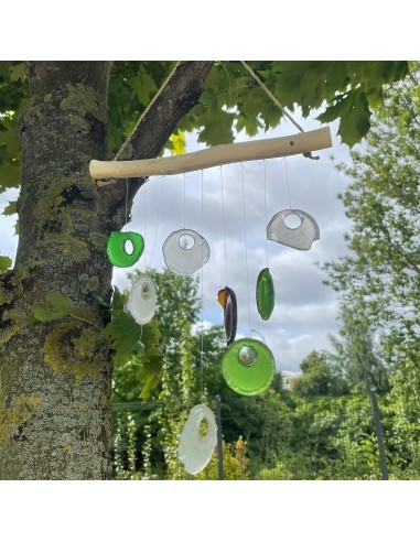 Carillon en verre recyclé – Harmonie colorée