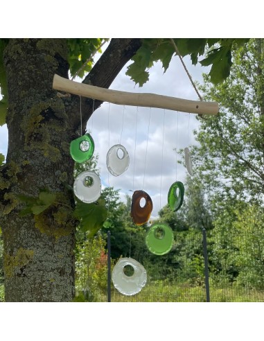 Carillon en verre recyclé – Harmonie colorée