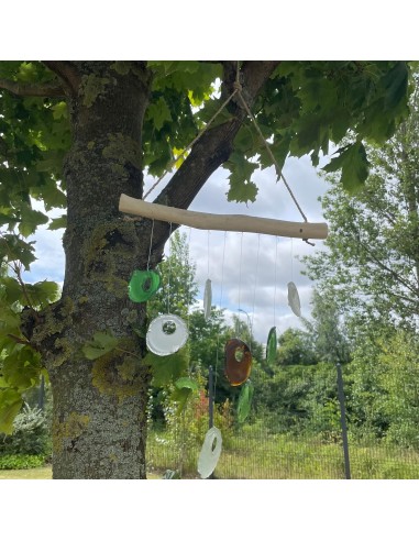Carillon en verre recyclé – Harmonie colorée