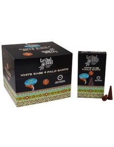Cônes de reflux Tribal Soul - Sauge blanche + Palo Santo