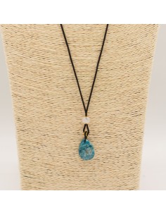Pendentif goutte en howlite – Apaisement