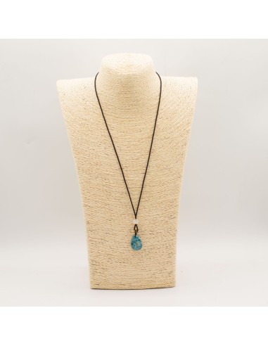 Pendentif goutte en howlite – Apaisement