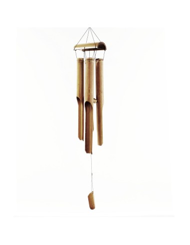 Carillon en bambou naturel – Équilibre sonore