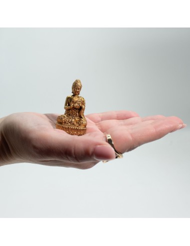 Statuette Bouddha en laiton – Présence sacrée
