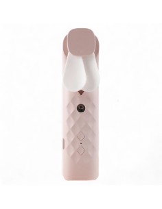 Ventilateur et brumisateur facial – Rose zen