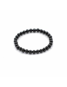 Bracelet manifestation en agate noire – Protection