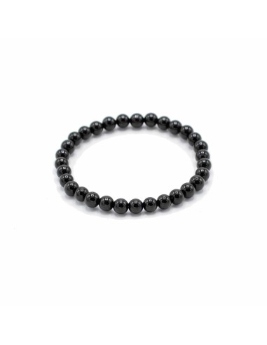 Bracelet manifestation en agate noire – Protection