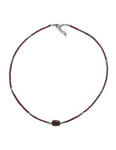 Bracelet népalais perles fines – Corail rose & turquoise