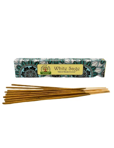 Encens Namaste Mandala Masala - Sauge blanche